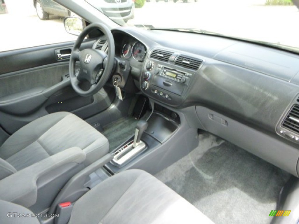 2003 Honda Civic EX Sedan Gray Dashboard Photo #80689238