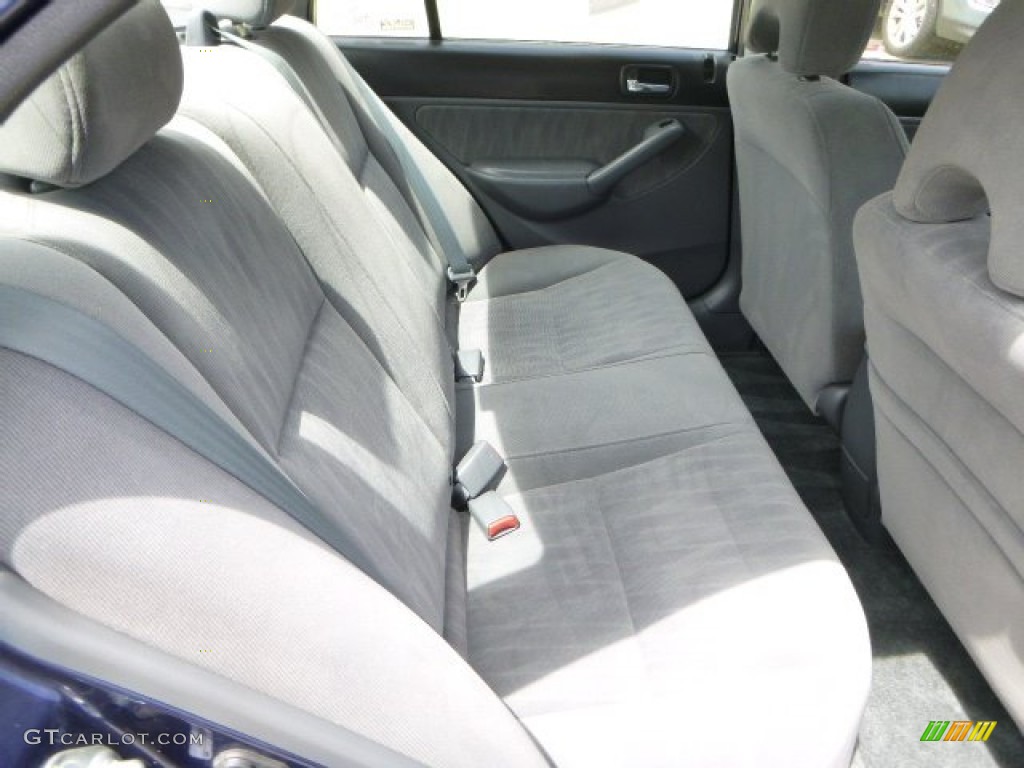 2003 Honda Civic EX Sedan Rear Seat Photo #80689280