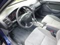 Gray 2003 Honda Civic EX Sedan Interior Color