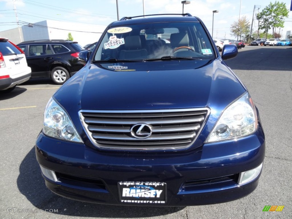 2007 GX 470 - Nautical Blue Metallic / Dark Gray photo #8