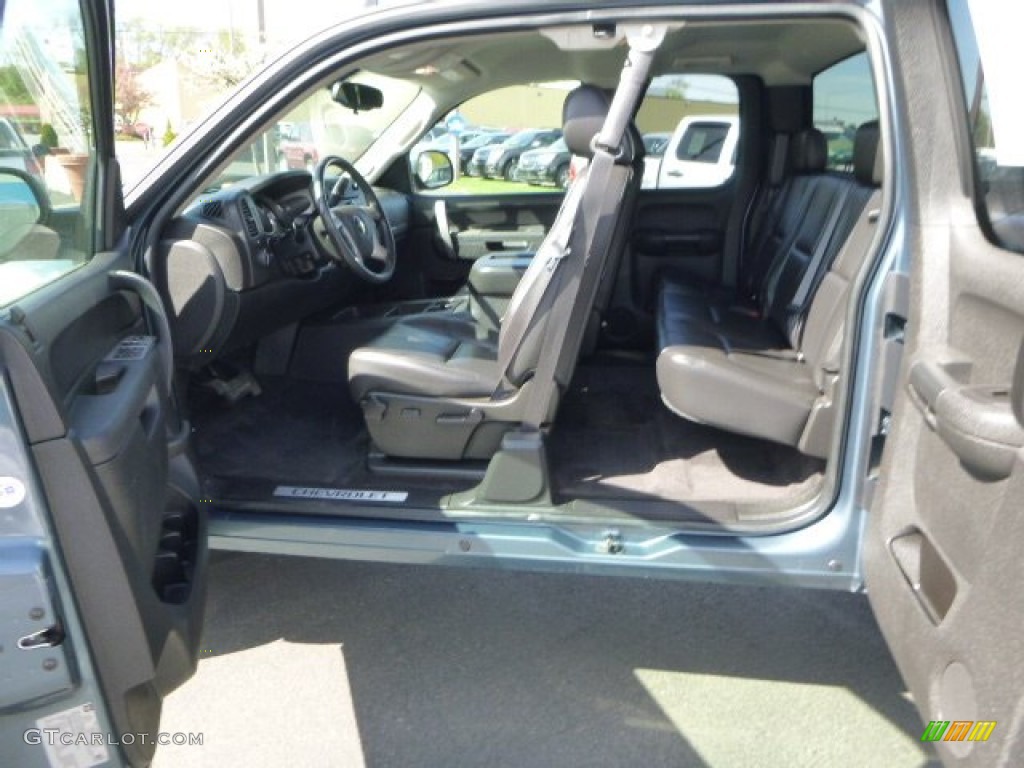 2010 Silverado 1500 LT Extended Cab 4x4 - Blue Granite Metallic / Ebony photo #13