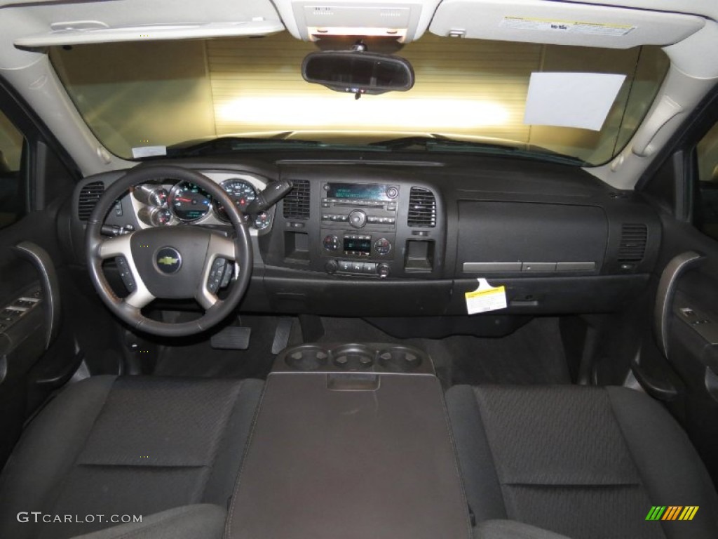 2011 Chevrolet Silverado 1500 LT Extended Cab Ebony Dashboard Photo #80691380