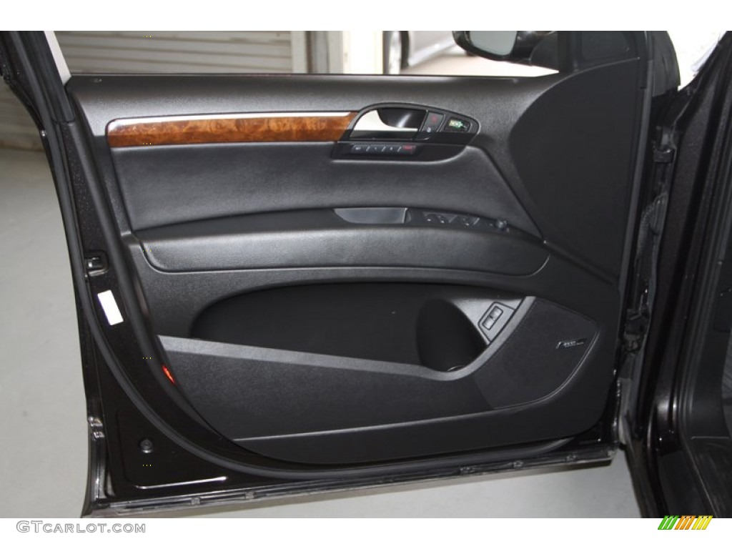 2008 Audi Q7 3.6 Premium quattro Black Door Panel Photo #80691522