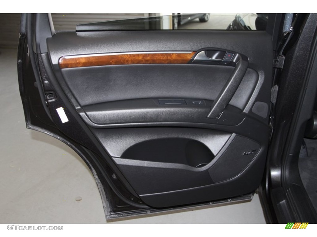 2008 Audi Q7 3.6 Premium quattro Black Door Panel Photo #80691653