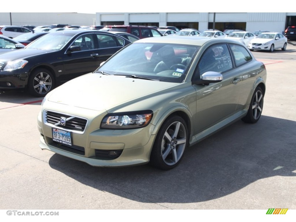 2010 C30 T5 R-Design - Gecko Green Metallic / R Design Off Black photo #3