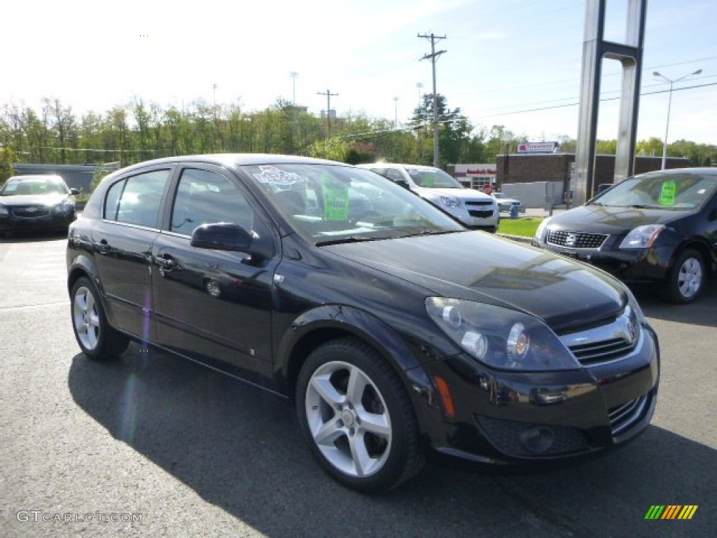 2008 Astra XR Sedan - Black Sapphire / Charcoal photo #1