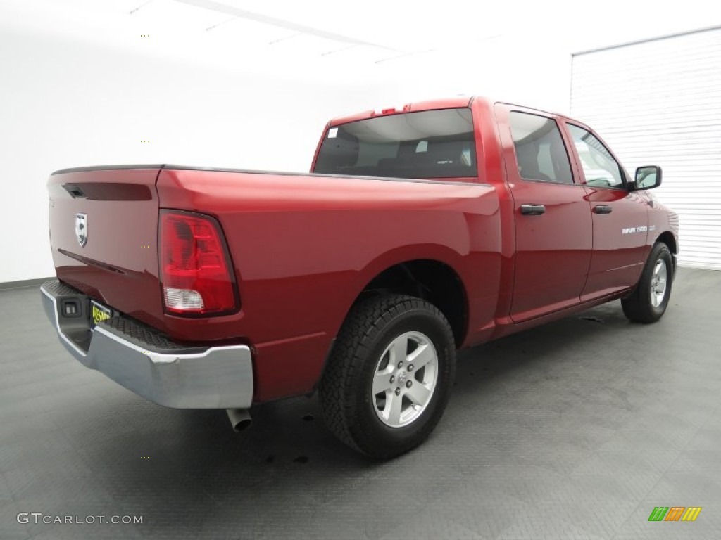 2011 Ram 1500 ST Crew Cab - Deep Cherry Red Crystal Pearl / Dark Slate Gray/Medium Graystone photo #5