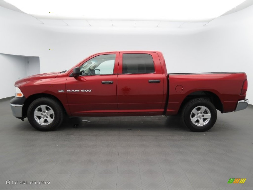 Deep Cherry Red Crystal Pearl 2011 Dodge Ram 1500 ST Crew Cab Exterior Photo #80693132