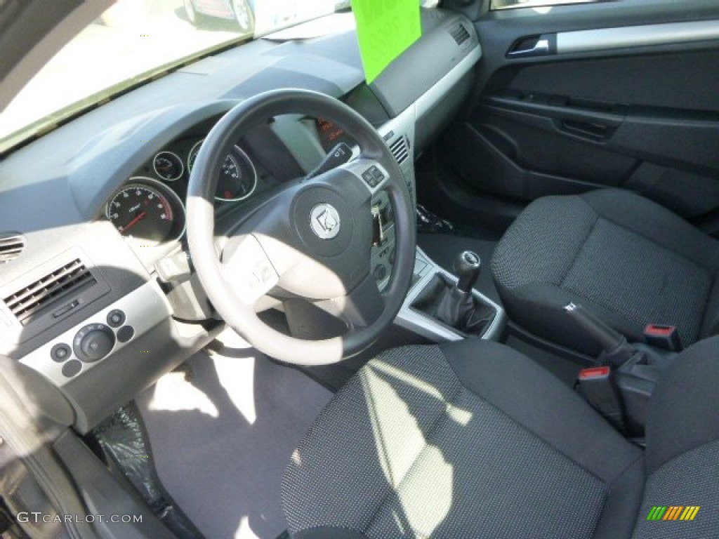 2008 Astra XR Sedan - Black Sapphire / Charcoal photo #15