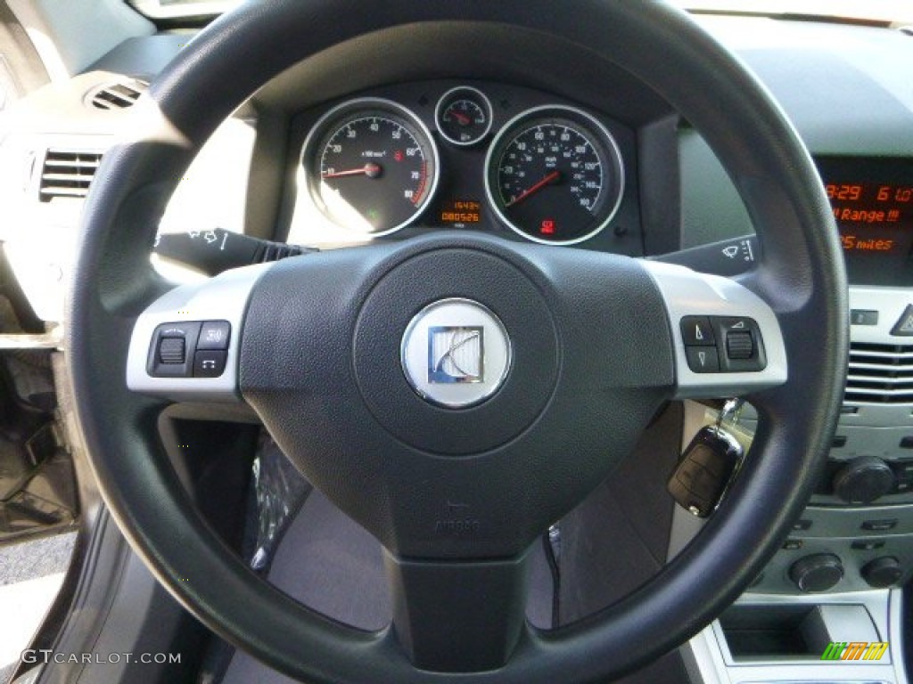 2008 Astra XR Sedan - Black Sapphire / Charcoal photo #17