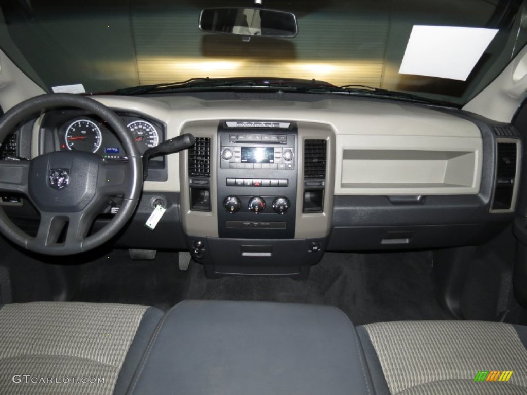 2011 Dodge Ram 1500 ST Crew Cab Dark Slate Gray/Medium Graystone Dashboard Photo #80693297