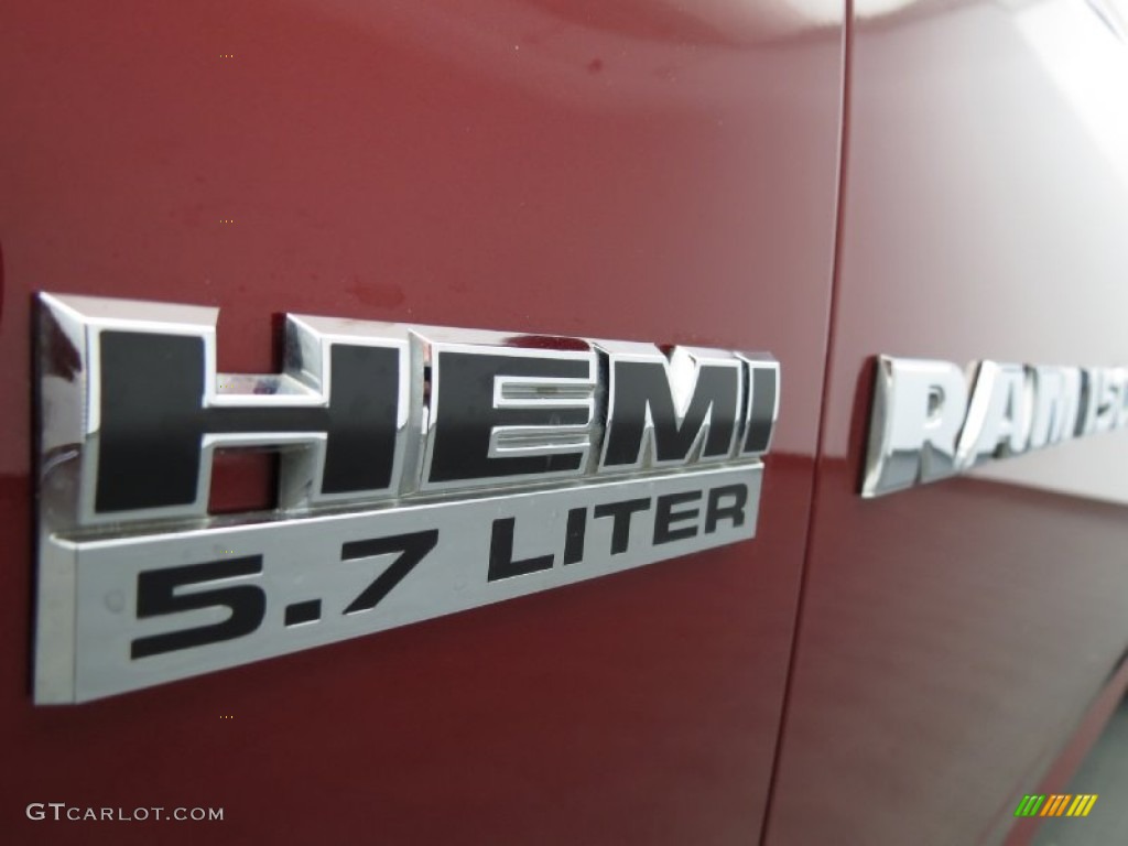 2011 Ram 1500 ST Crew Cab - Deep Cherry Red Crystal Pearl / Dark Slate Gray/Medium Graystone photo #21