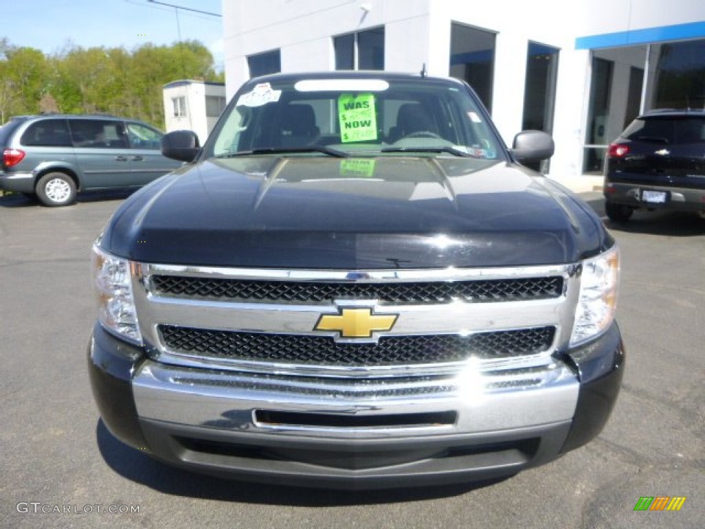 2009 Silverado 1500 LS Crew Cab - Black / Dark Titanium photo #8