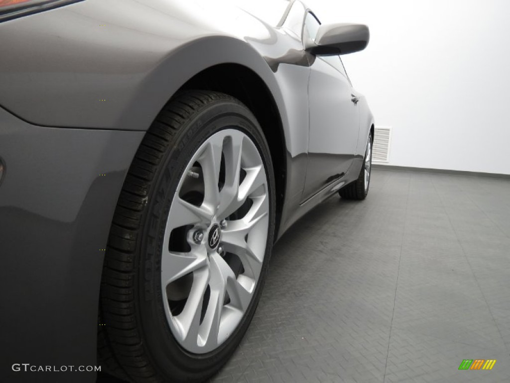 2013 Genesis Coupe 2.0T Premium - Gran Premio Gray / Black Cloth photo #6