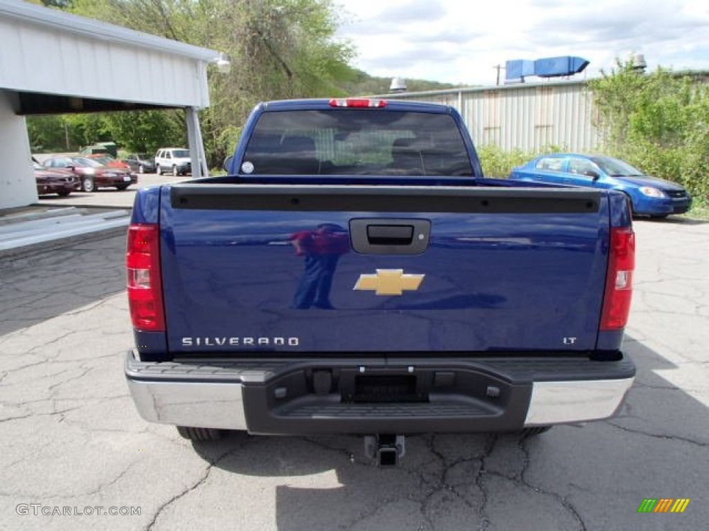 2013 Silverado 1500 LT Extended Cab 4x4 - Blue Ray Metallic / Ebony photo #7