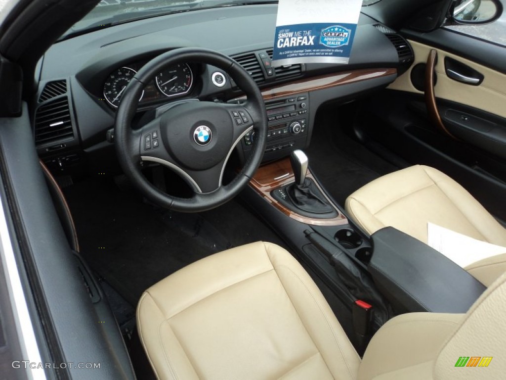 2008 1 Series 135i Convertible - Sparkling Graphite Metallic / Savanna Beige photo #8