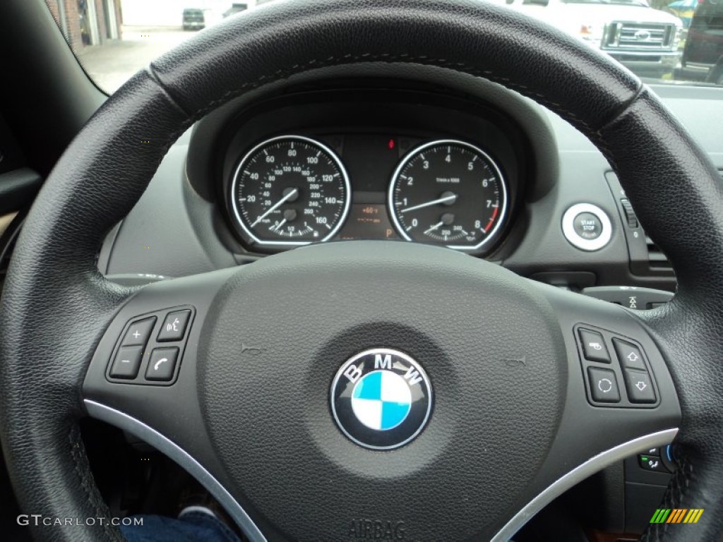 2008 1 Series 135i Convertible - Sparkling Graphite Metallic / Savanna Beige photo #12