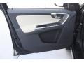 2013 Volvo XC60 R Design Off Black/Beige Inlay Interior Door Panel Photo