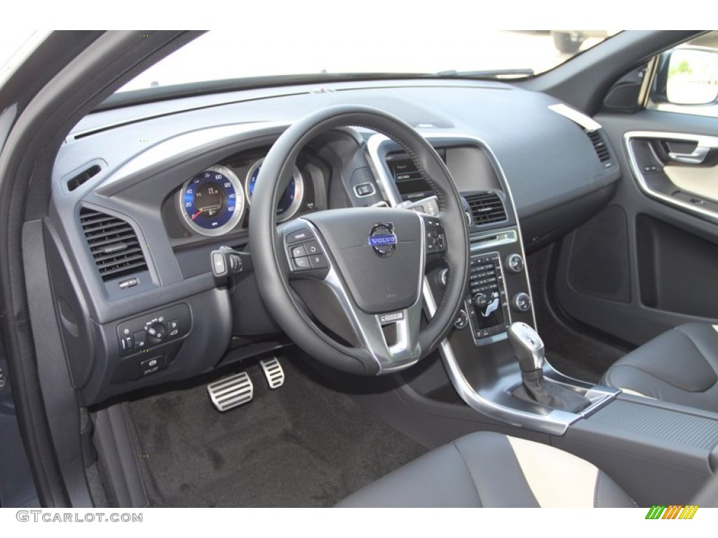 2013 Volvo XC60 T6 AWD R-Design R Design Off Black/Beige Inlay Dashboard Photo #80696348