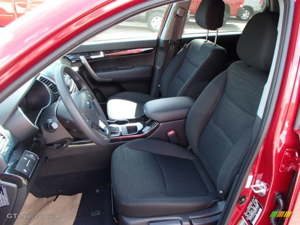 Black Interior 2014 Kia Sorento LX AWD Photo #80696537