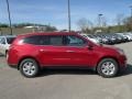 2013 Crystal Red Tintcoat Chevrolet Traverse LT AWD  photo #1
