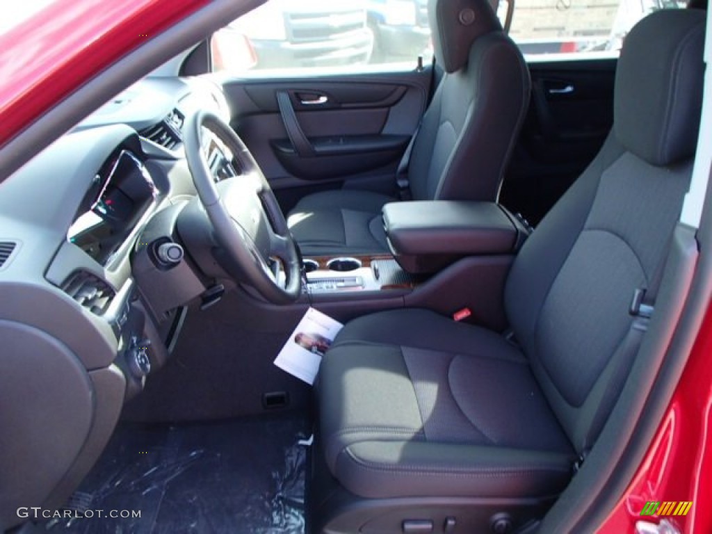 Ebony Interior 2013 Chevrolet Traverse LT AWD Photo #80697417
