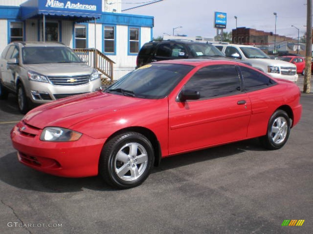 2005 Cavalier LS Coupe - Victory Red / Graphite Gray photo #1