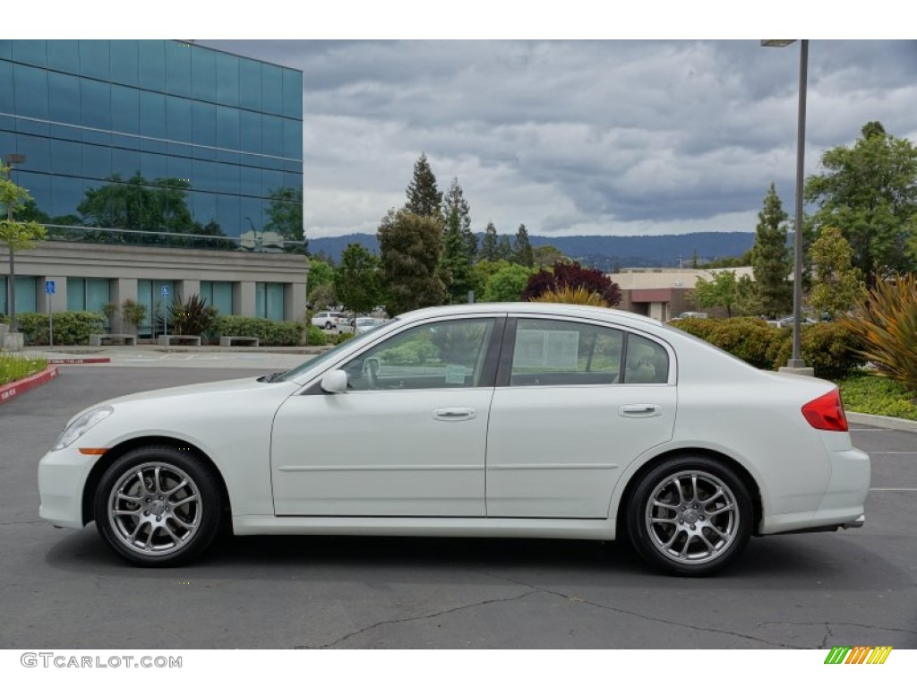 Ivory Pearl 2005 Infiniti G 35 Sedan Exterior Photo #80697716