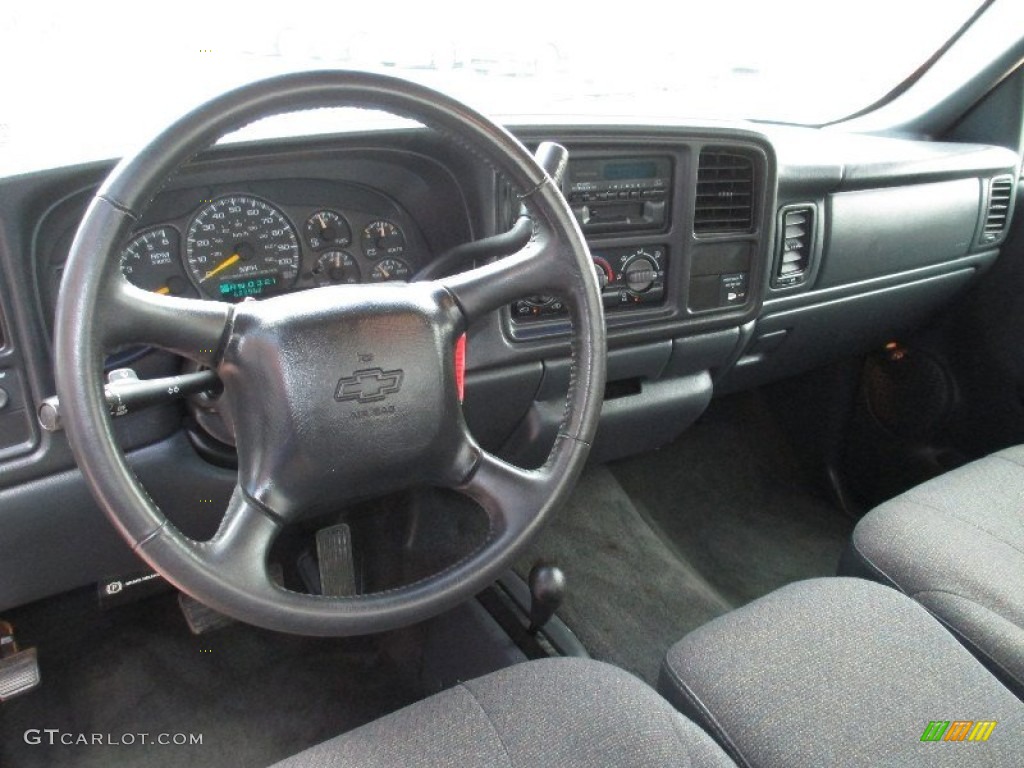 1999 Chevrolet Silverado 1500 LS Regular Cab 4x4 Graphite Dashboard Photo #80697719