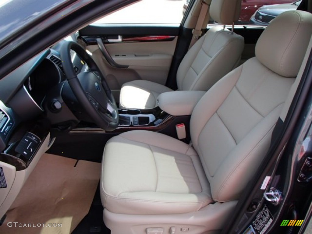 Beige Interior 2014 Kia Sorento EX V6 AWD Photo #80697870