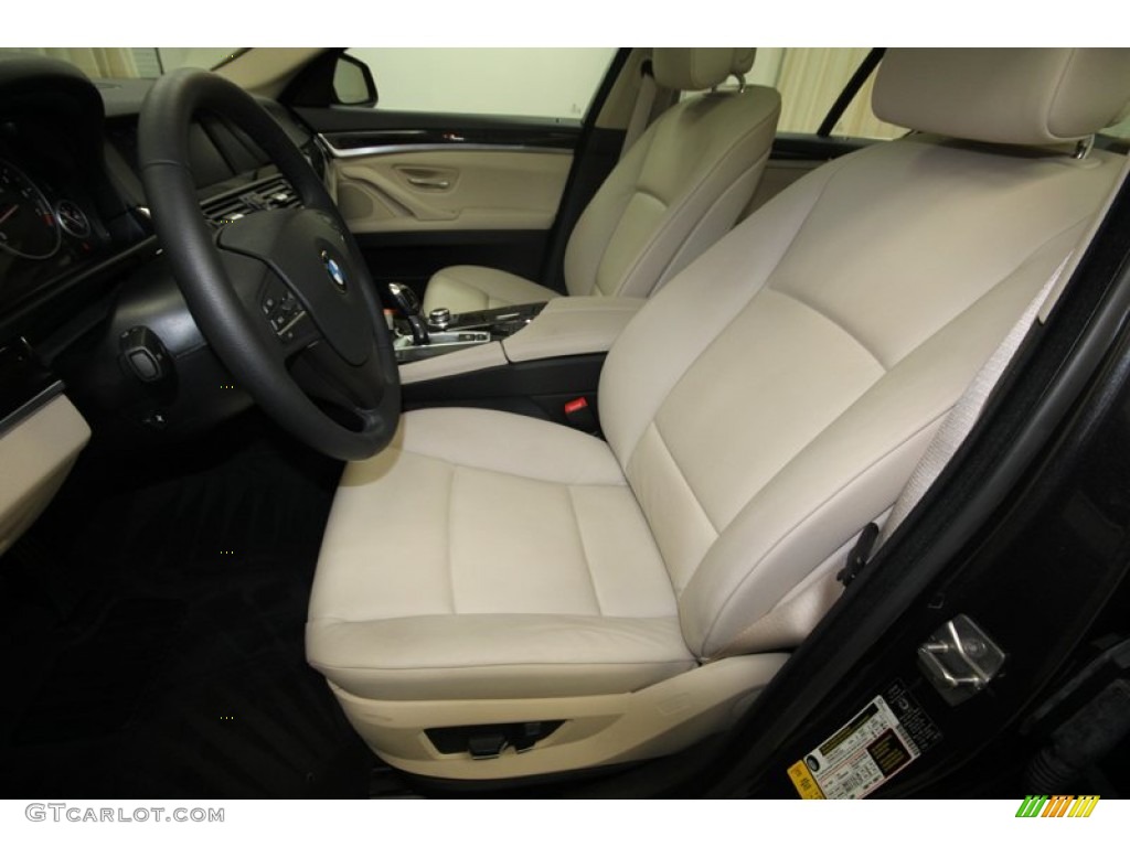 Venetian Beige Interior 2011 BMW 5 Series 535i Sedan Photo #80699023