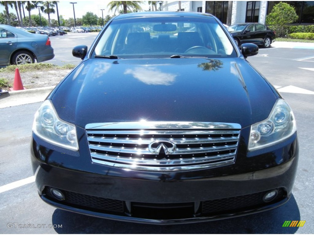 Black Obsidian 2007 Infiniti M 35 Sedan Exterior Photo #80699063