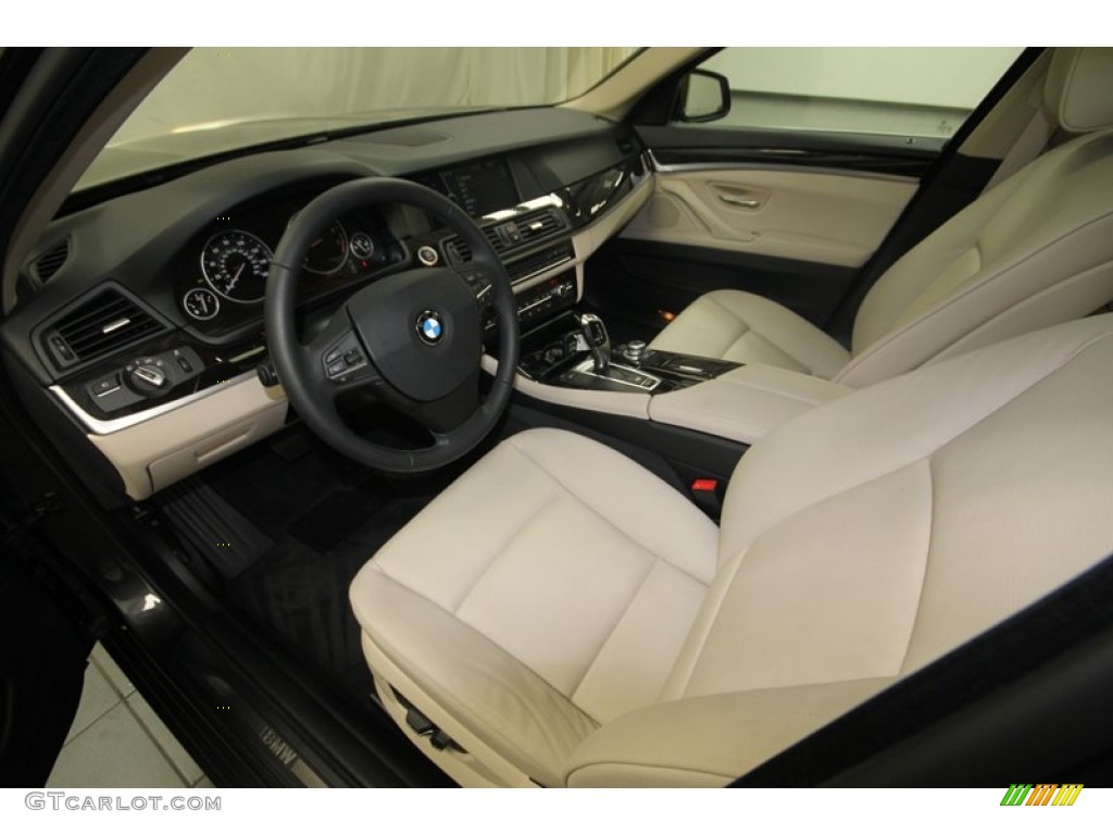 Venetian Beige Interior 2011 BMW 5 Series 535i Sedan Photo #80699268
