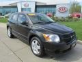 Brilliant Black Crystal Pearl 2008 Dodge Caliber SE