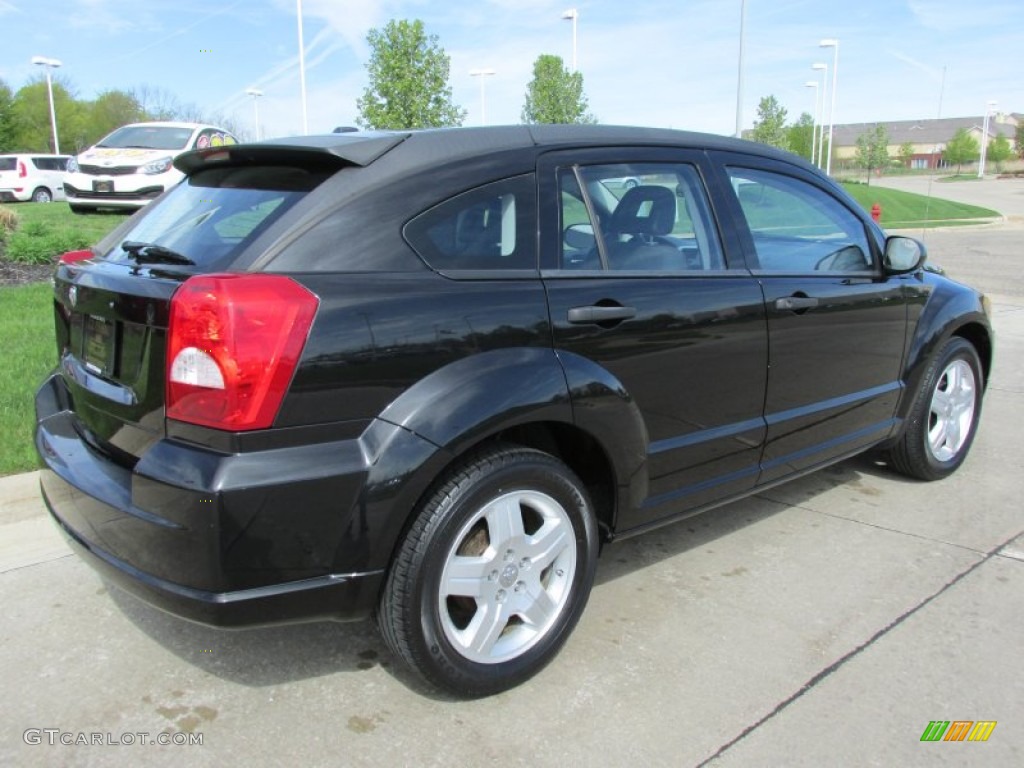 Brilliant Black Crystal Pearl 2008 Dodge Caliber SE Exterior Photo #80699763