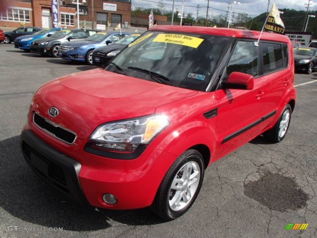 Molten Red 2011 Kia Soul + Exterior Photo #80700799