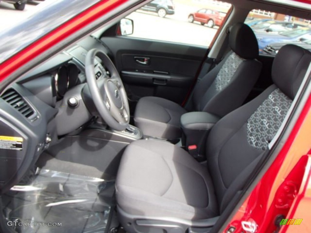 Black Soul Logo Cloth Interior 2011 Kia Soul + Photo #80700944