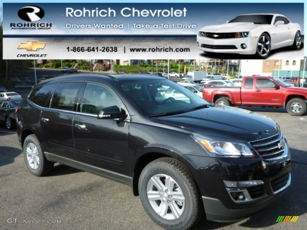 2013 Traverse LT AWD - Black Granite Metallic / Ebony photo #1