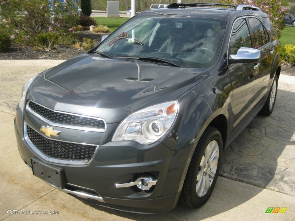 Cyber Gray Metallic 2011 Chevrolet Equinox LTZ AWD Exterior Photo #80701794