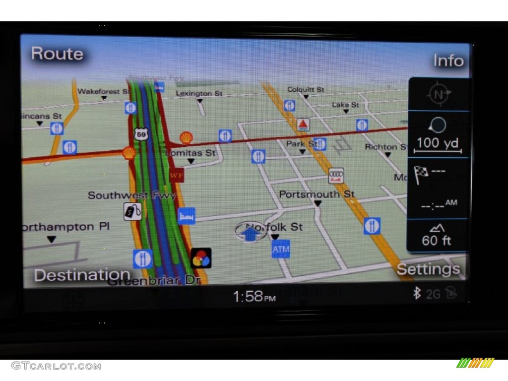 2013 Audi A6 3.0T quattro Sedan Navigation Photo #80701841