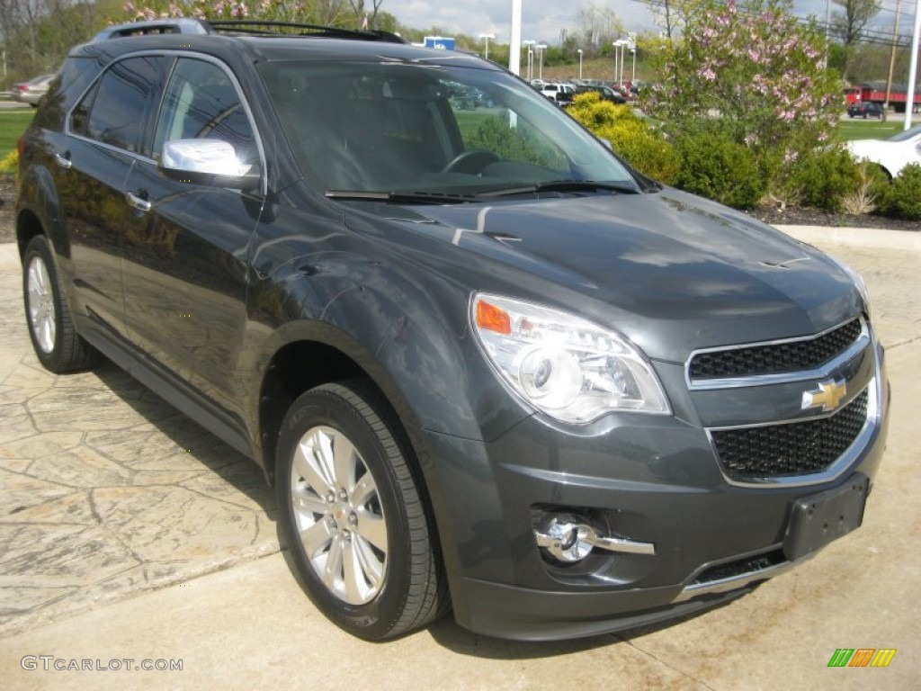 Cyber Gray Metallic 2011 Chevrolet Equinox LTZ AWD Exterior Photo #80701845