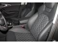 Black 2013 Audi S6 4.0 TFSI quattro Sedan Interior Color