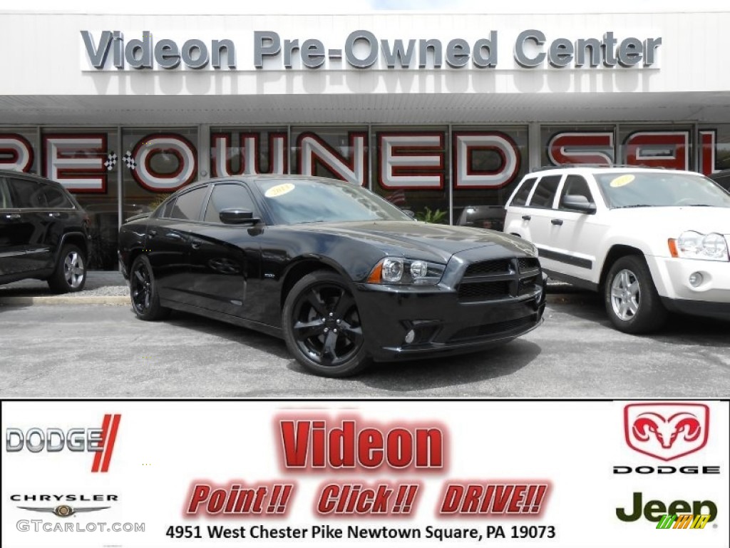 2013 Charger R/T Road & Track - Pitch Black / Black photo #1