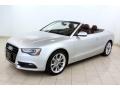 2013 Ice Silver Metallic Audi A5 2.0T quattro Cabriolet  photo #3