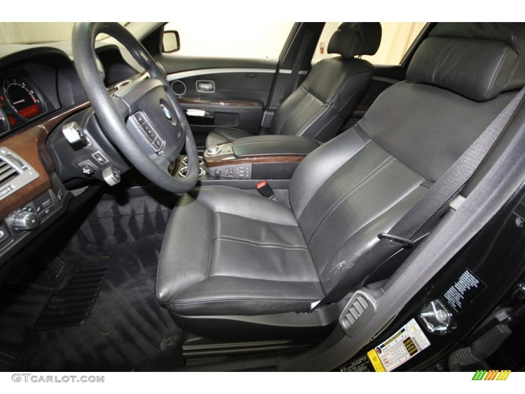 2008 BMW 7 Series 750Li Sedan Front Seat Photo #80703224