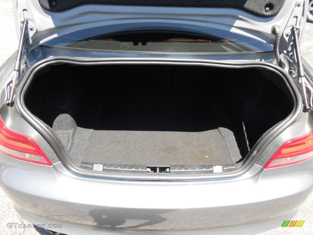 2012 1 Series 128i Coupe - Space Grey Metallic / Black photo #16