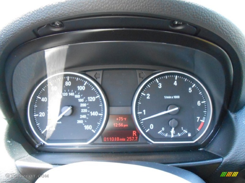 2012 1 Series 128i Coupe - Space Grey Metallic / Black photo #24