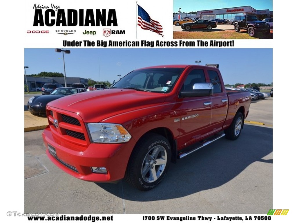 Flame Red Dodge Ram 1500