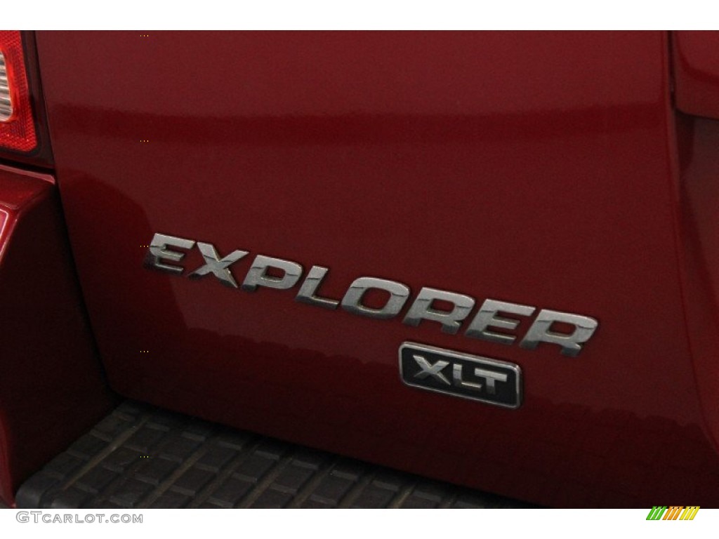 2003 Explorer XLT 4x4 - Redfire Metallic / Graphite Grey photo #7