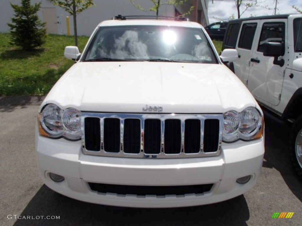 2008 Grand Cherokee Limited 4x4 - Stone White / Dark Slate Gray/Light Graystone photo #2